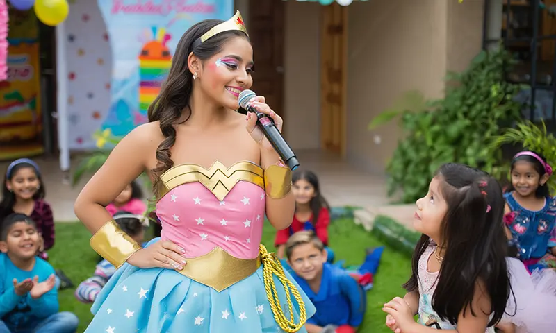 Juegos para niños en fiesta